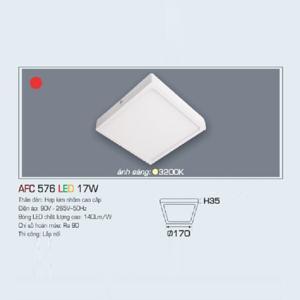 Đèn led âm trần Anfaco AFC-576 - 17W