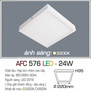 Đèn led âm trần Anfaco AFC-576 - 24W