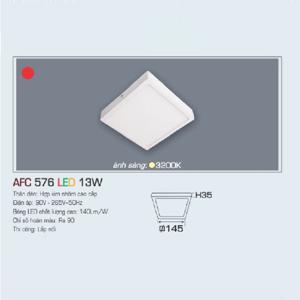 Đèn led âm trần Anfaco AFC-576 - 13W