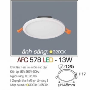 Đèn led âm trần Anfaco AFC-578 - 13W