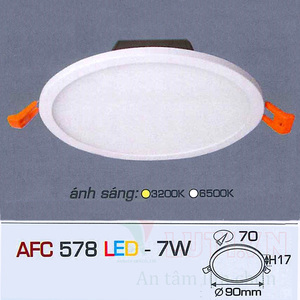 Đèn led âm trần Anfaco AFC-578 - 7W