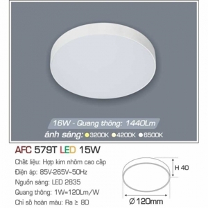 Đèn led âm trần Anfaco AFC 579T - 16W