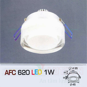 Đèn led âm trần Anfaco AFC-620 - 1W