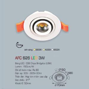 Đèn led âm trần Anfaco AFC-626 - 3W