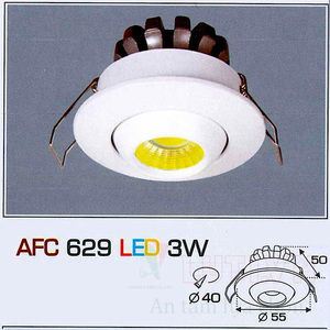 Đèn led âm trần Anfaco AFC-629 - 3W