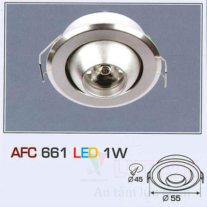 Đèn led âm trần Anfaco AFC-661