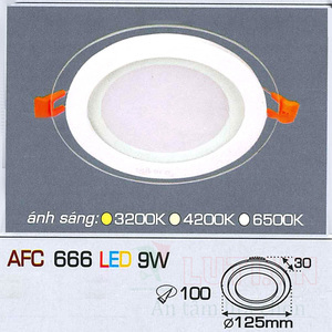 Đèn led âm trần Anfaco AFC-666 - 9W