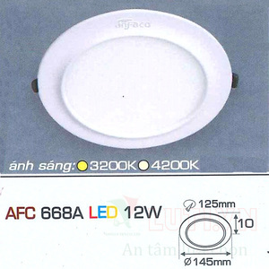 Đèn led âm trần Anfaco AFC-668A-12W