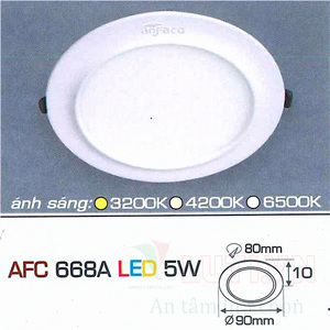 Đèn led âm trần Anfaco AFC-668A-5W