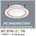 Đèn led âm trần Anfaco AFC-674V - 7W, 3CĐ