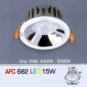 Đèn led âm trần Anfaco AFC-682 - 15W