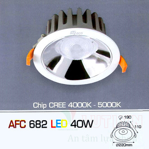 Đèn led âm trần Anfaco AFC-682 - 40W