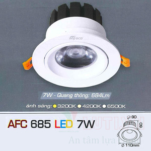 Đèn led âm trần Anfaco AFC-685-7W