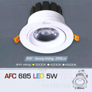 Đèn led âm trần Anfaco AFC-685-5W