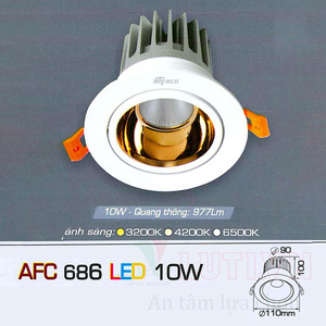 Đèn led âm trần Anfaco AFC 686 - 10W