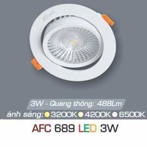 Đèn led âm trần Anfaco AFC-689 - 5W