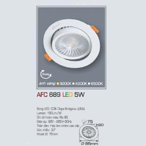 Đèn led âm trần Anfaco AFC-689 - 5W