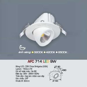 Đèn led âm trần Anfaco AFC-714 - 7W