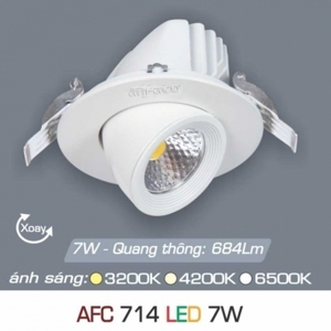 Đèn led âm trần Anfaco AFC-714 - 7W