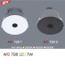 Đèn led âm trần Anfaco AFC-726-15W