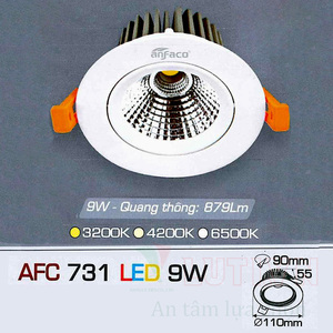 Đèn led âm trần Anfaco AFC-731 - 9W