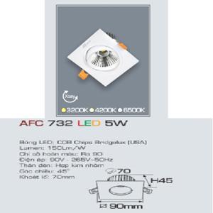 Đèn led âm trần Anfaco AFC-732 - 5W