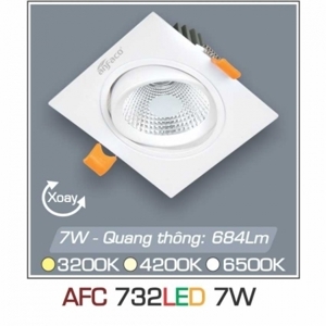 Đèn led âm trần Anfaco AFC-732 - 7W