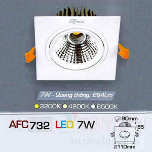 Đèn led âm trần Anfaco AFC-732 - 7W