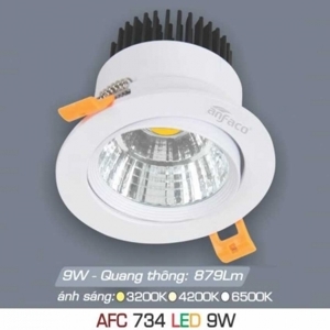 Đèn led âm trần Anfaco AFC-734 - 9W