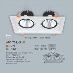 Đèn led âm trần Anfaco AFC-762/2 - 7W