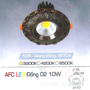 Đèn led âm trần Anfaco AFC-DONG-02-10W