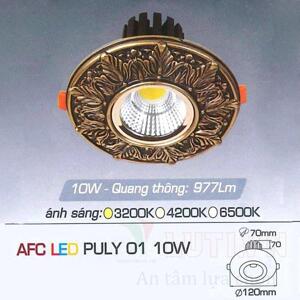 Đèn led âm trần Anfaco AFC-PULY-01 - 10W