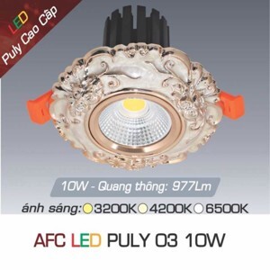 Đèn led âm trần Anfaco AFC-PULY-03 - 10W