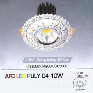 Đèn led âm trần Anfaco AFC-PULY-04 - 10W