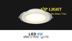 Đèn led âm trần AT-49 - 6W