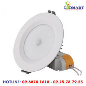 Đèn led âm trần cảm biến Rạng Đông D AT04L 110/9W PIR
