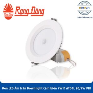 Đèn led âm trần cảm biến Rạng Đông D AT04L 90/7W PIR
