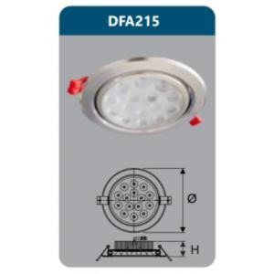 Đèn led âm trần chiếu điểm Duhal DFA215 15W