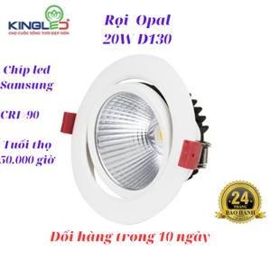 Đèn Led âm trần chiếu rọi Opal Kingled DLR-20SS-T150-V/TT/T - 20W