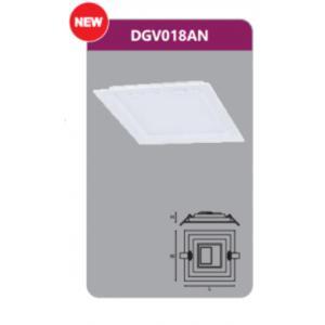 Đèn LED âm trần dạng vuông Duhal DGV018AN 18W