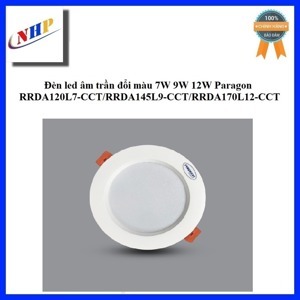 Đèn led âm trần đổi màu 12W RRDA170L12/CCT Paragon