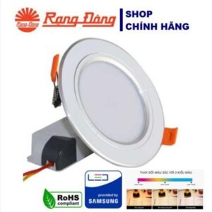 Đèn led âm trần đổi màu Rạng Đông D AT10L ĐM 110/9W