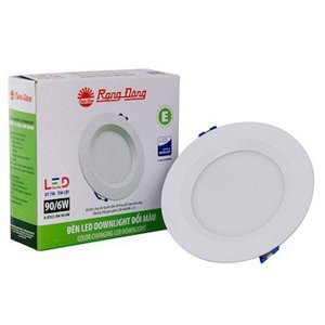 Đèn led âm trần đổi màu Rạng Đông D AT02L ĐM 90/6W