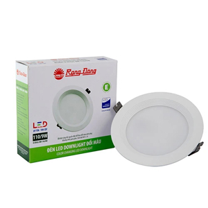 Đèn led âm trần đổi màu Rạng Đông D AT02L ĐM 110/9W