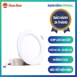 Đèn led âm trần đổi màu Rạng Đông D AT02L ĐM 90/6W