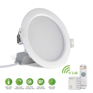 Đèn LED âm trần Downlight D AT16L 110/9W.RF (Điều khiển bằng Remote)