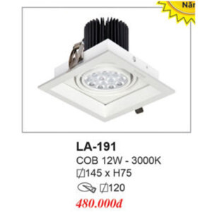 Đèn Led âm trần LA-191