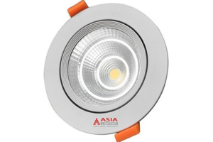 Đèn led âm trần mặt kính COB 12W Asia MKC12