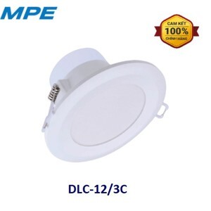 Đèn LED âm trần MPE 12W 3 màu DLC-12/3C