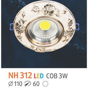 Đèn LED âm trần NH312 LED COB 3W